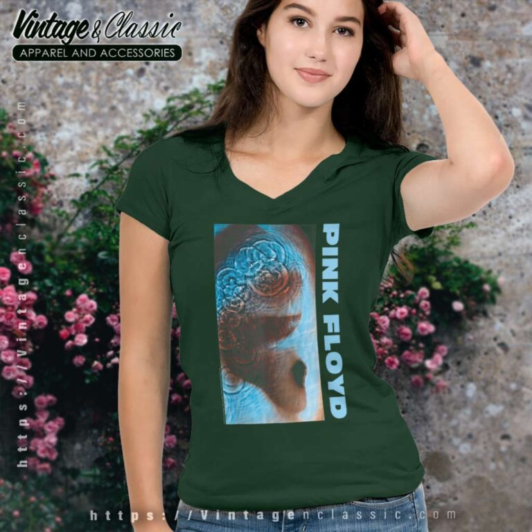 Album Meddle Pink Floyd V Neck TShirt Album Meddle Pink Floyd V Neck TShirt