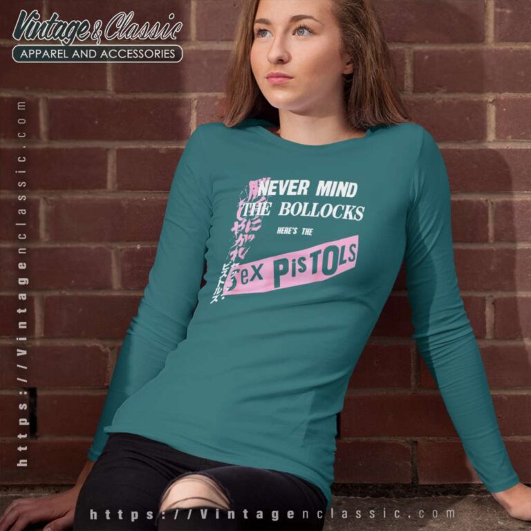 Album Never Mind The Bollocks Japan Sex Pistols Long Sleeve Tee Album Never Mind The Bollocks Japan Sex Pistols Long Sleeve Tee