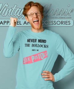 Album Never Mind The Bollocks Pink Sex Pistols Long Sleeve Tee