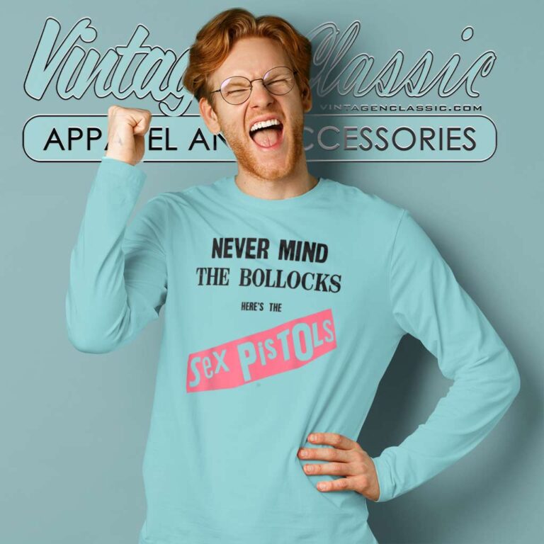 Album Never Mind The Bollocks Pink Sex Pistols Long Sleeve Tee Album Never Mind The Bollocks Pink Sex Pistols Long Sleeve Tee