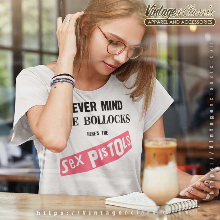 Album Never Mind The Bollocks Pink Sex Pistols Women TShirt Album Never Mind The Bollocks Pink Sex Pistols Women TShirt