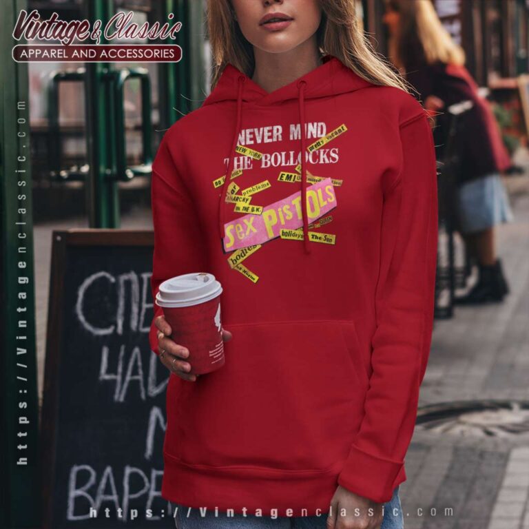 Album Never Mind The Bollocks Tabs Sex Pistols Hoodie Album Never Mind The Bollocks Tabs Sex Pistols Hoodie