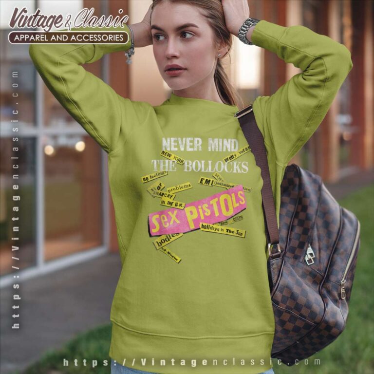 Album Never Mind The Bollocks Tabs Sex Pistols Sweatshirt Album Never Mind The Bollocks Tabs Sex Pistols Sweatshirt