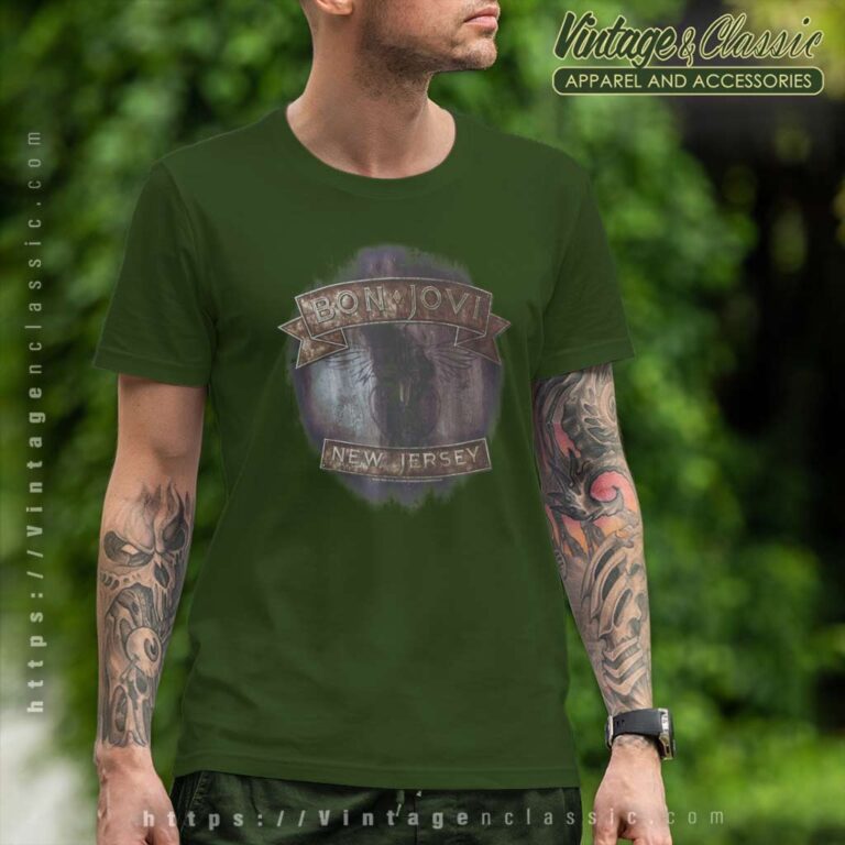 Album New Jersey Bon Jovi T Shirt Album New Jersey Bon Jovi T Shirt