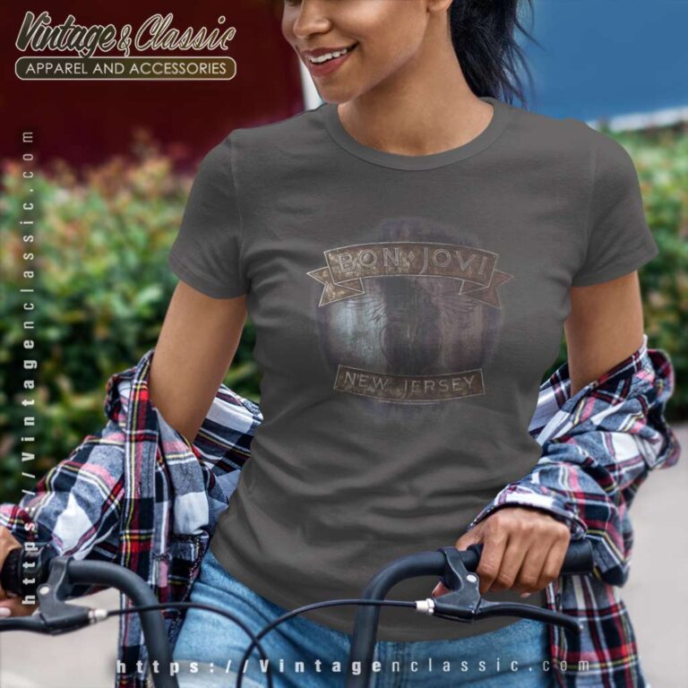 Album New Jersey Bon Jovi Women TShirt Album New Jersey Bon Jovi Women TShirt