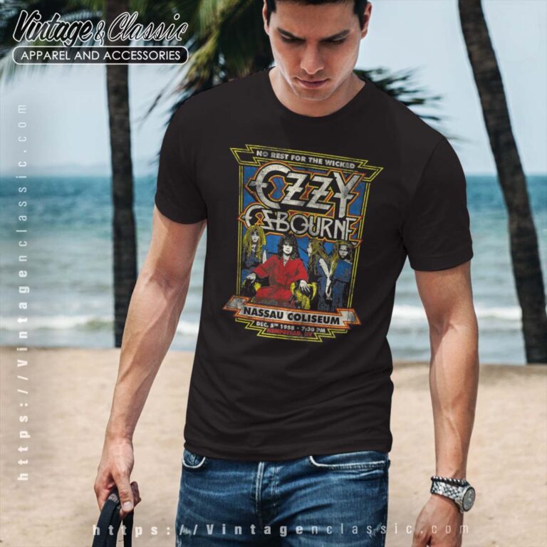 Album No Rest For The Wicked Ozzy Osbourne Shirt Album No Rest For The Wicked Ozzy Osbourne Shirt