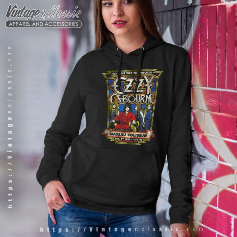 Album No Rest For The Wicked Ozzy Osbourne Women Hoodie Album No Rest For The Wicked Ozzy Osbourne Women Hoodie