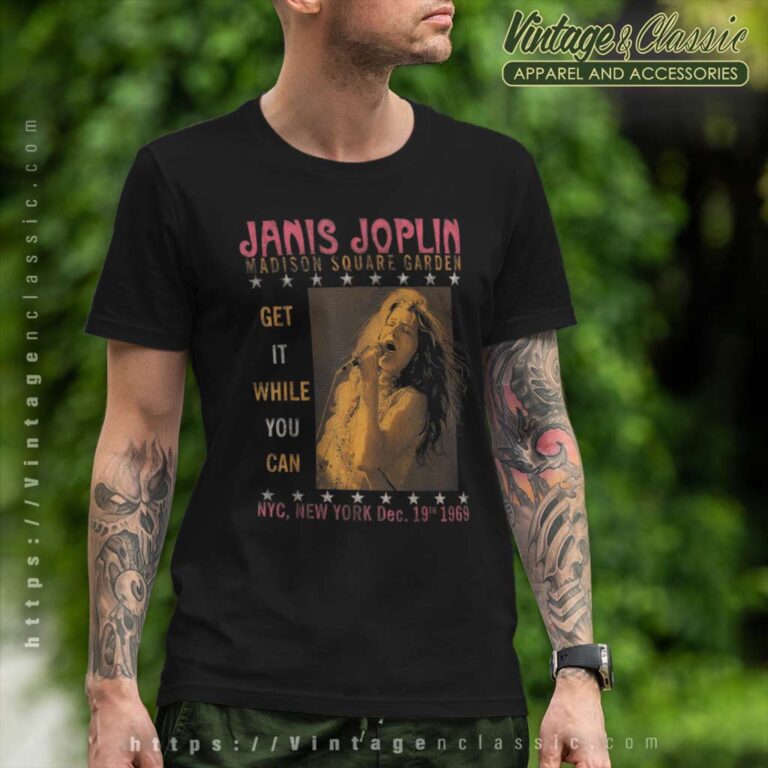 Album One Night Only Janis Joplin T Shirt Album One Night Only Janis Joplin T Shirt