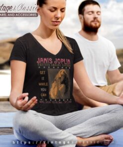 Album One Night Only Janis Joplin V Neck TShirt