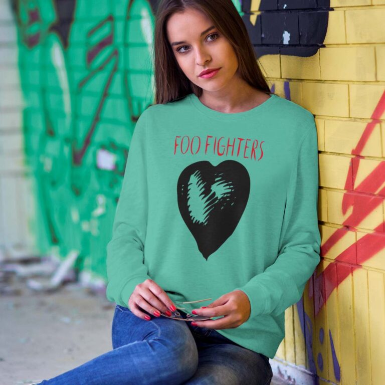 Fourth Studio Album One by One Foo Fighters Sweatshirt Fourth Studio Album One by One Foo Fighters Sweatshirt