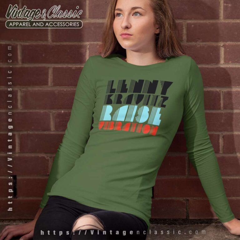 Album Raise Vibration Lenny Kravitz Long Sleeve Tee Album Raise Vibration Lenny Kravitz Long Sleeve Tee