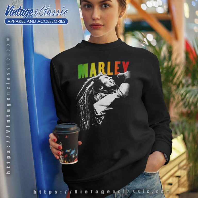 Album Rastaman Vibration Bob Marley Sweatshirt Album Rastaman Vibration Bob Marley Sweatshirt