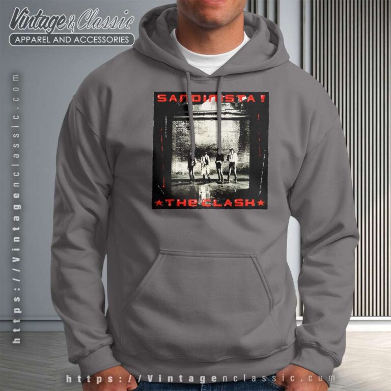 Album Sandinista The Clash Hoodie Album Sandinista The Clash Hoodie