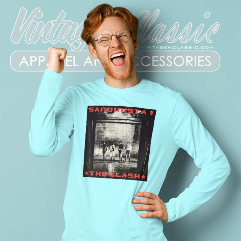 Album Sandinista The Clash Long Sleeve Tee Album Sandinista The Clash Long Sleeve Tee