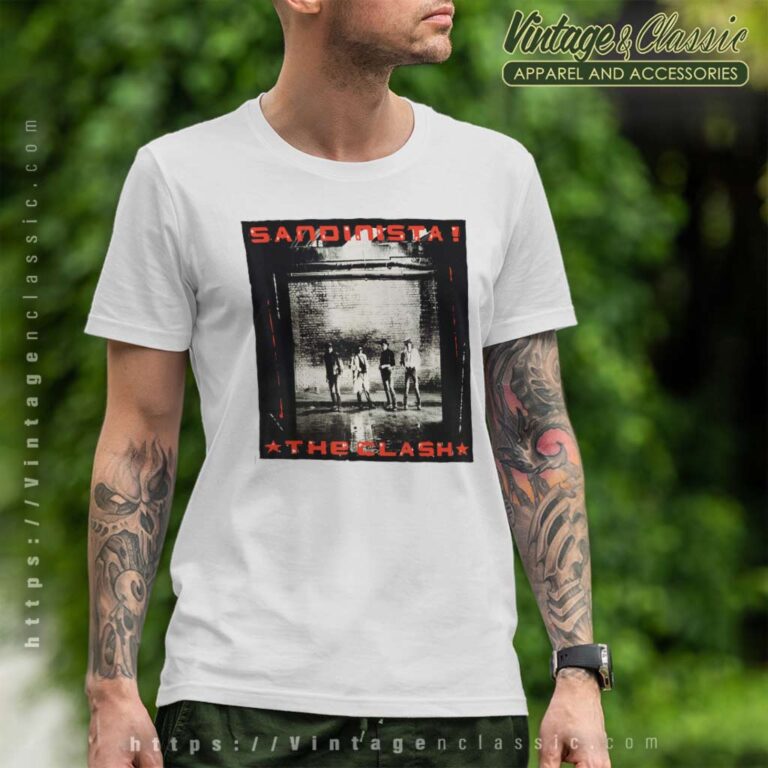 Album Sandinista The Clash T Shirt Album Sandinista The Clash T Shirt