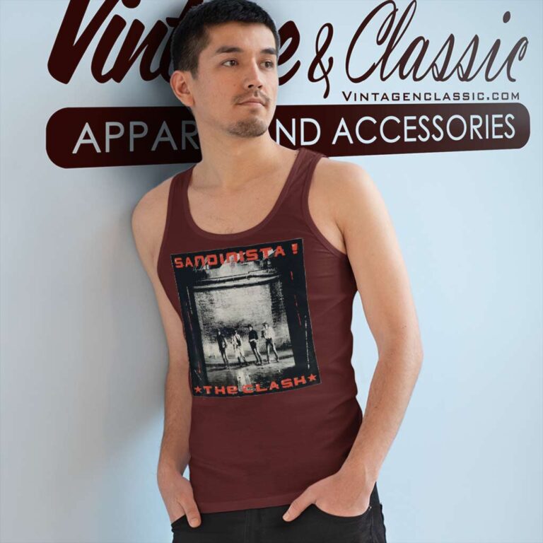 Album Sandinista The Clash Tank Top Racerback Album Sandinista The Clash Tank Top Racerback