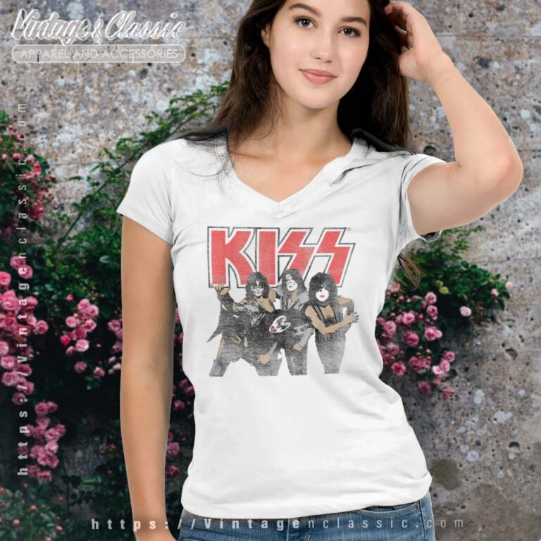 Album Shout It Out Loud Kiss Vneck Album Shout It Out Loud Kiss Vneck