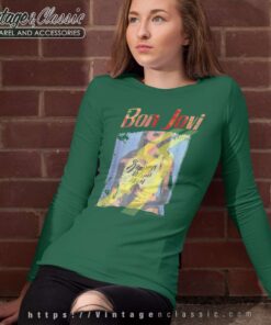 Album Slippery When Wet Bon Jovi Long Sleeve Tee