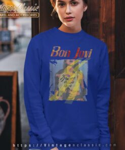 Album Slippery When Wet Bon Jovi Sweatshirt