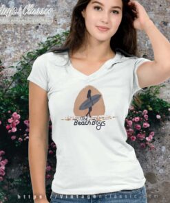 Album Surfer Girl Beach Boys Vneck 1