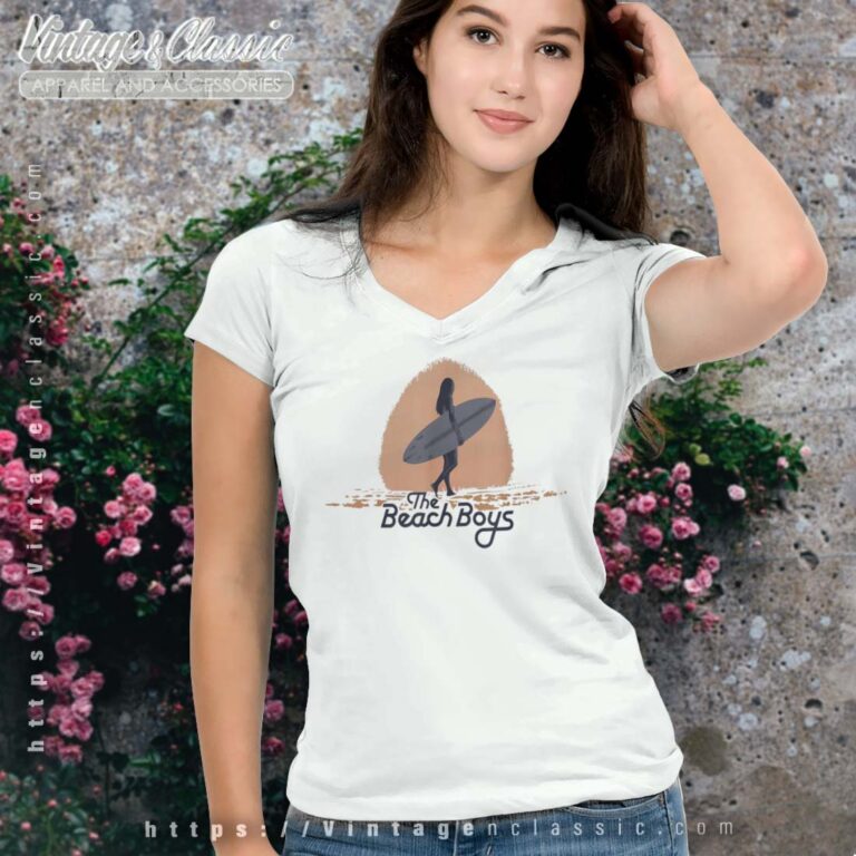 Album Surfer Girl Beach Boys Vneck 1 Album Surfer Girl Beach Boys Vneck 1