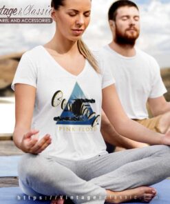 Album The Dark Side Of The Moon 50th Anniversary Prism Pink Floyd Shirt 5 Album The Dark Side Of The Moon 50th Anniversary Prism Pink Floyd Shirt V Neck TShirt 1