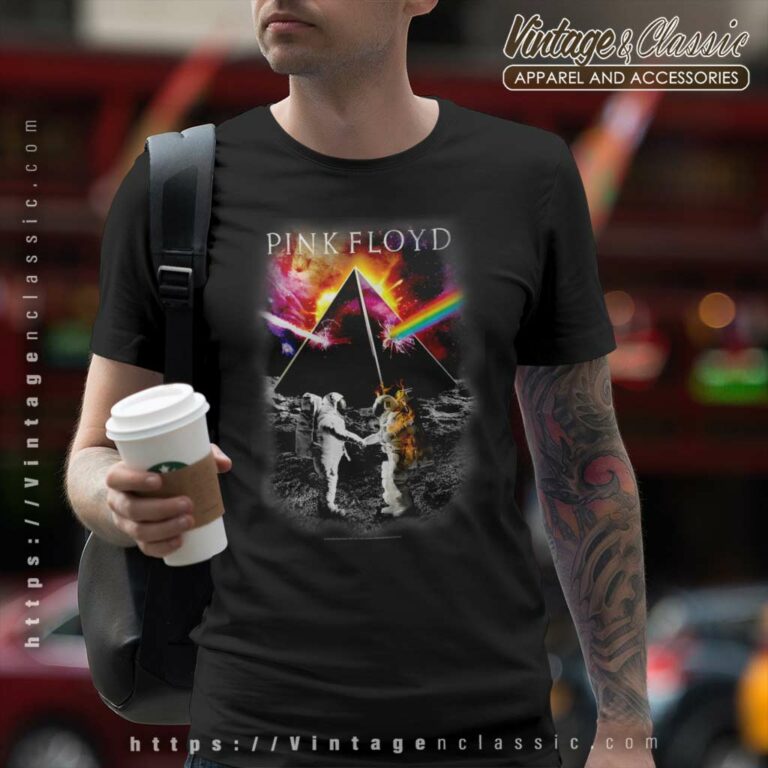 Album The Dark Side Of The Moon Astronaut Pink Floyd T Shirt Album The Dark Side Of The Moon Astronaut Pink Floyd T Shirt