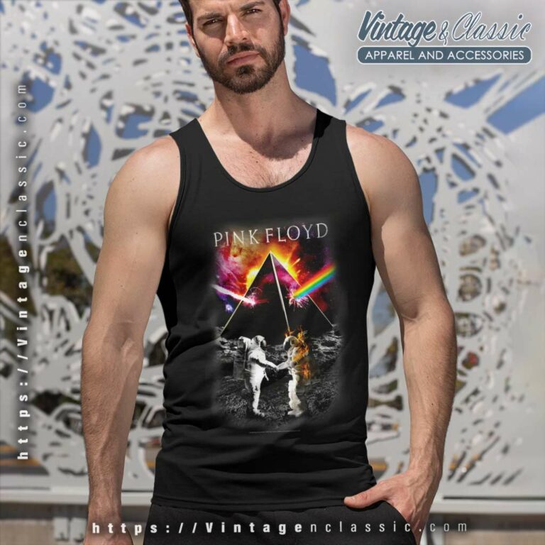 Album The Dark Side Of The Moon Astronaut Pink Floyd Tank Top Racerback Album The Dark Side Of The Moon Astronaut Pink Floyd Tank Top Racerback