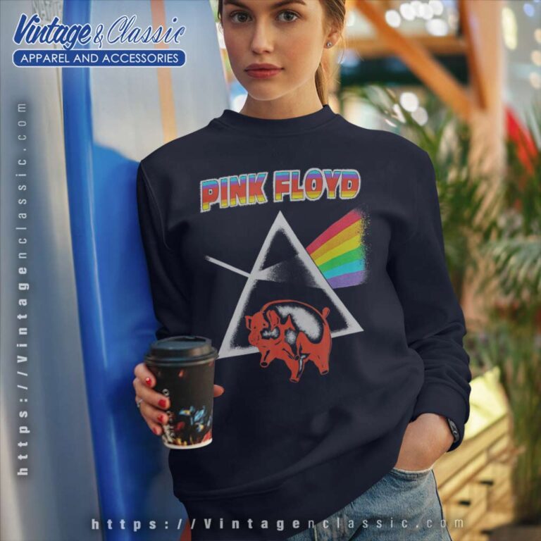 Album The Dark Side Of The Moon Pig Pink Floyd Shirt Sweatshirt Album The Dark Side Of The Moon Pig Pink Floyd Shirt Sweatshirt