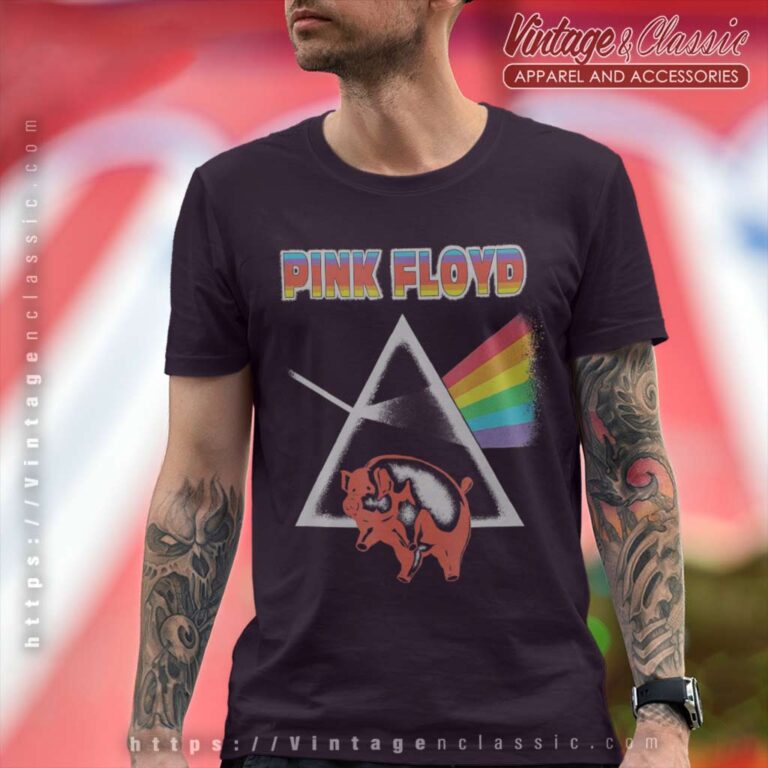 Album The Dark Side Of The Moon Pig Pink Floyd Shirt T Shirt Album The Dark Side Of The Moon Pig Pink Floyd Shirt T Shirt