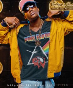 Album The Dark Side Of The Moon Pig Pink Floyd Shirt V Neck TShirt