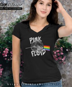 Album The Dark Side Of The Moon Pink Floyd V Neck TShirt