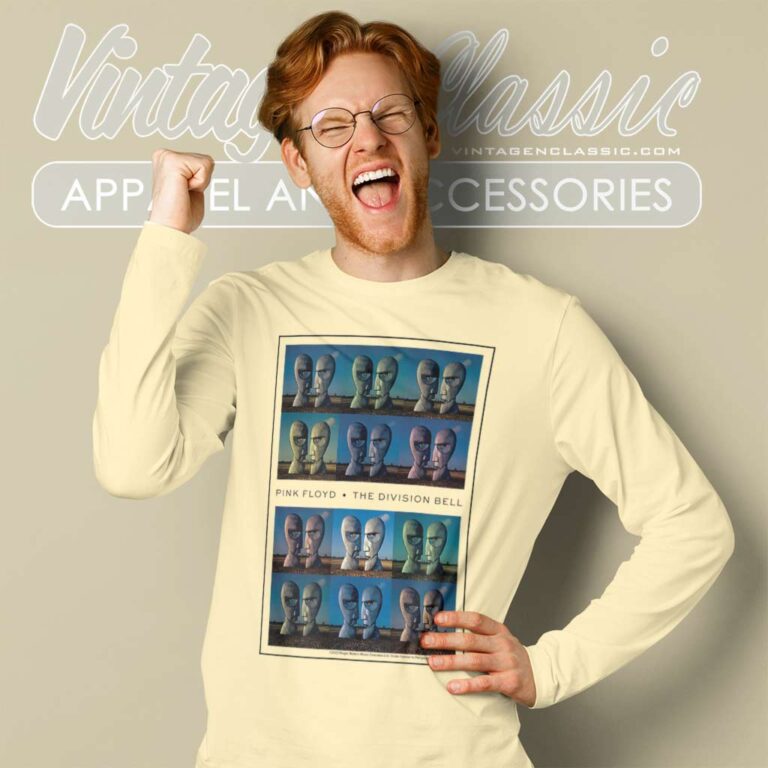 Album The Division Bell Grid Pink Floyd Shirt Long Sleeve Tee Album The Division Bell Grid Pink Floyd Shirt Long Sleeve Tee