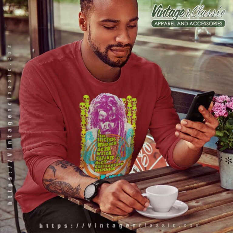 Album The Electric Warlock Acid Witch Satanic Org Rob Zombie Sweatshirt Album The Electric Warlock Acid Witch Satanic Org Rob Zombie Sweatshirt