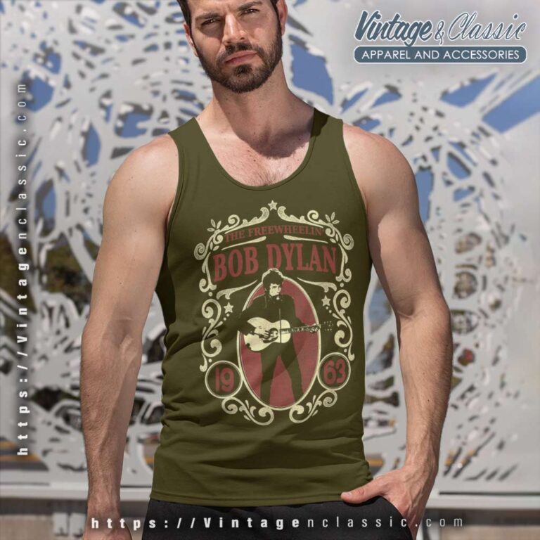 Album The Freewheelin Bob Dylan Tank Top Racerback Album The Freewheelin Bob Dylan Tank Top Racerback