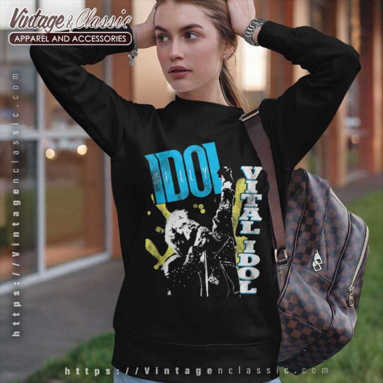 Album Vital Idol Billy Idol Sweatshirt Album Vital Idol Billy Idol Sweatshirt