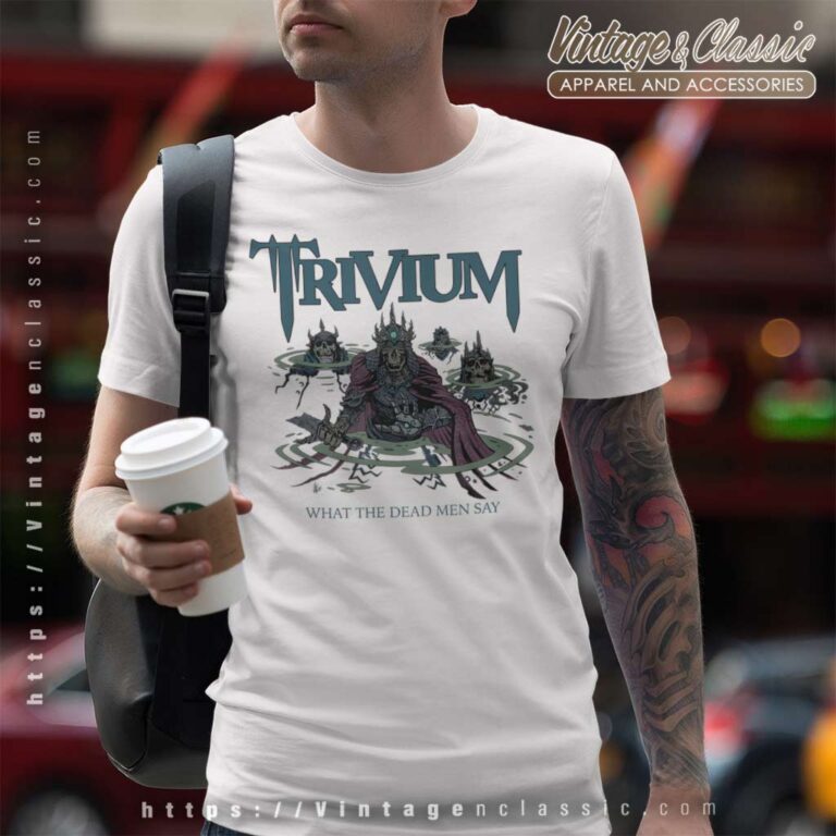 Album What The Dead Men Say Trivium T Shirt Album What The Dead Men Say Trivium T Shirt