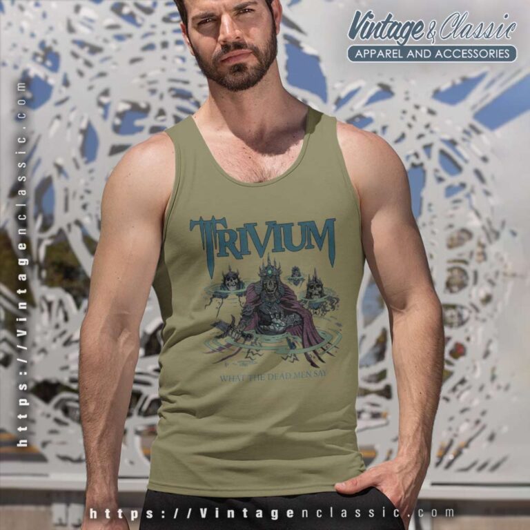 Album What The Dead Men Say Trivium Tank Top Racerback Album What The Dead Men Say Trivium Tank Top Racerback
