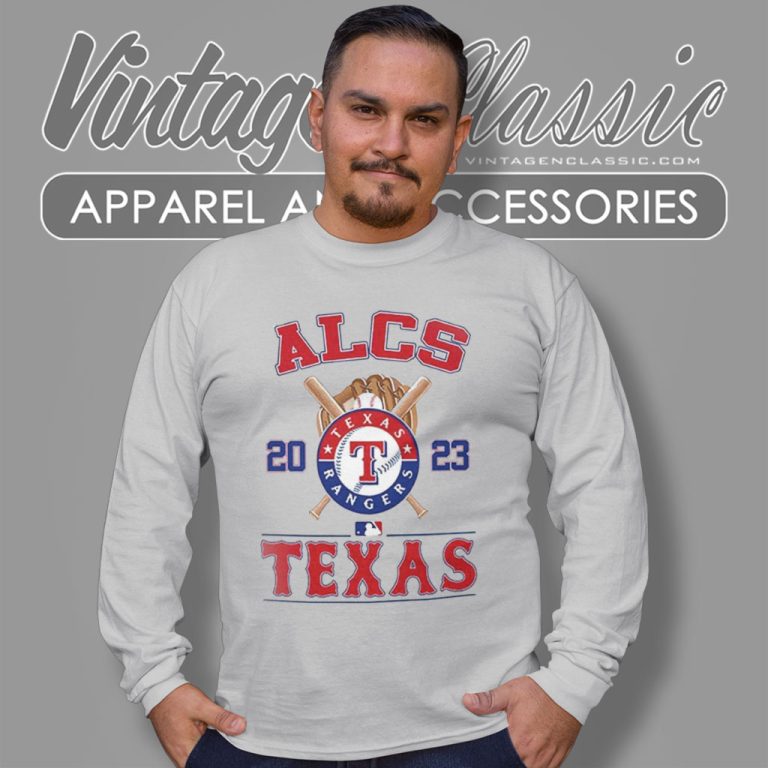 Alcs 2023 Texas Rangers Champions Long Sleeve Tee Alcs 2023 Texas Rangers Champions Long Sleeve Tee