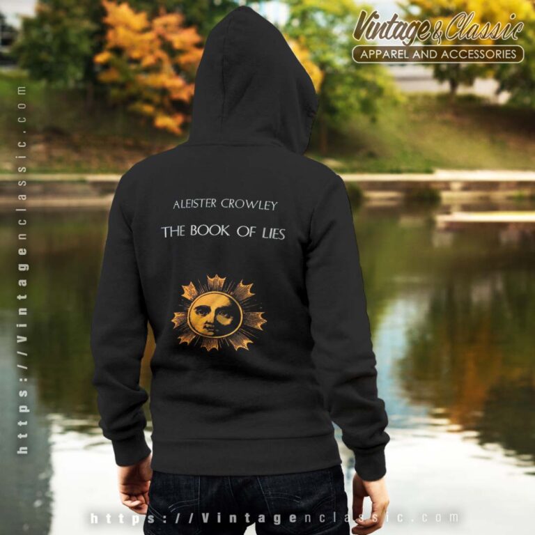 Aleister Crowley The Book Of Lies Hoodie Aleister Crowley The Book Of Lies Hoodie