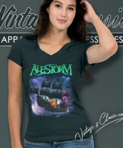 Alestorm Live In Tilburg V Neck TShirt