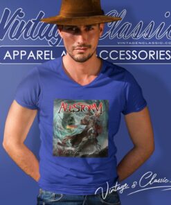 Alestorm Shirt Back Through Time Funny Personality Cool V Neck TShirt