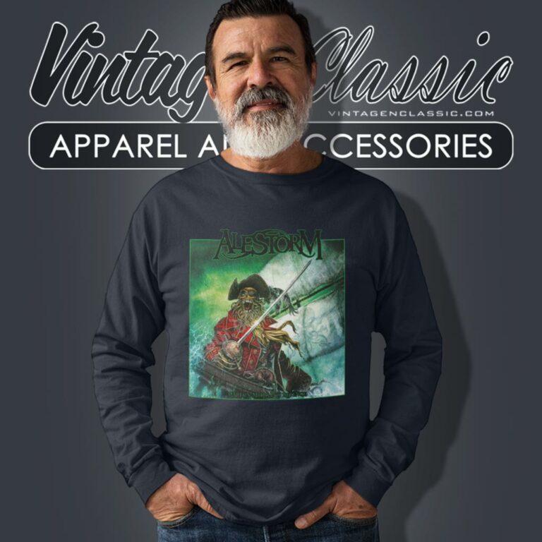 Alestorm Shirt Captain Morgans Revenge Long Sleeve Tee Alestorm Shirt Captain Morgans Revenge Long Sleeve Tee