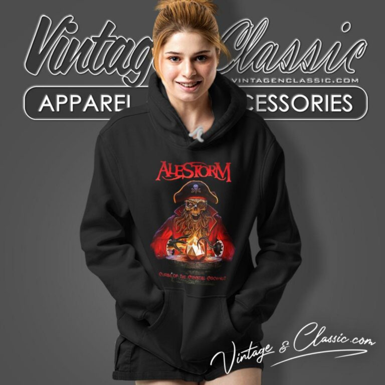 Alestorm Shirt Curse Of The Crystal Coconut Hoodie Alestorm Shirt Curse Of The Crystal Coconut Hoodie