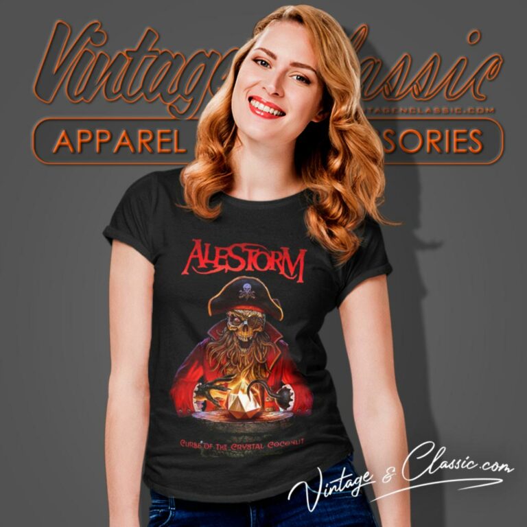 Alestorm Shirt Curse Of The Crystal Coconut Women T Shirt Alestorm Shirt Curse Of The Crystal Coconut Women T Shirt