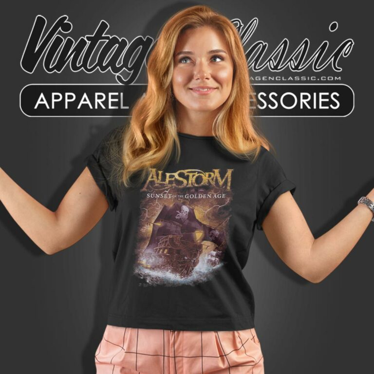 Alestorm Shirt Sunset On The Golden Age Women T Shirt Alestorm Shirt Sunset On The Golden Age Women T Shirt