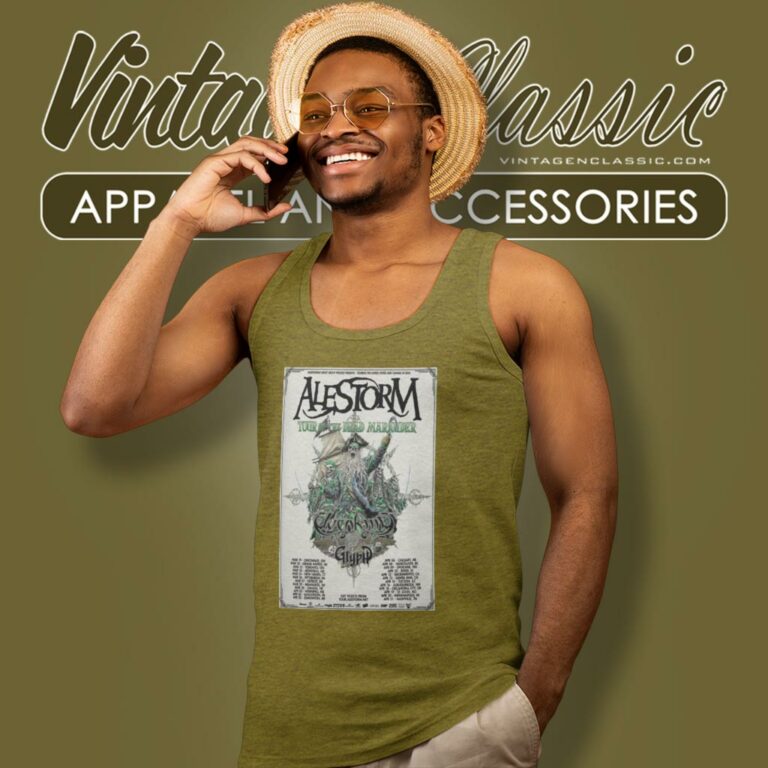 Alestorm Shirt The Dead Marauder Tour 2024 Tank Top Racerback Alestorm Shirt The Dead Marauder Tour 2024 Tank Top Racerback