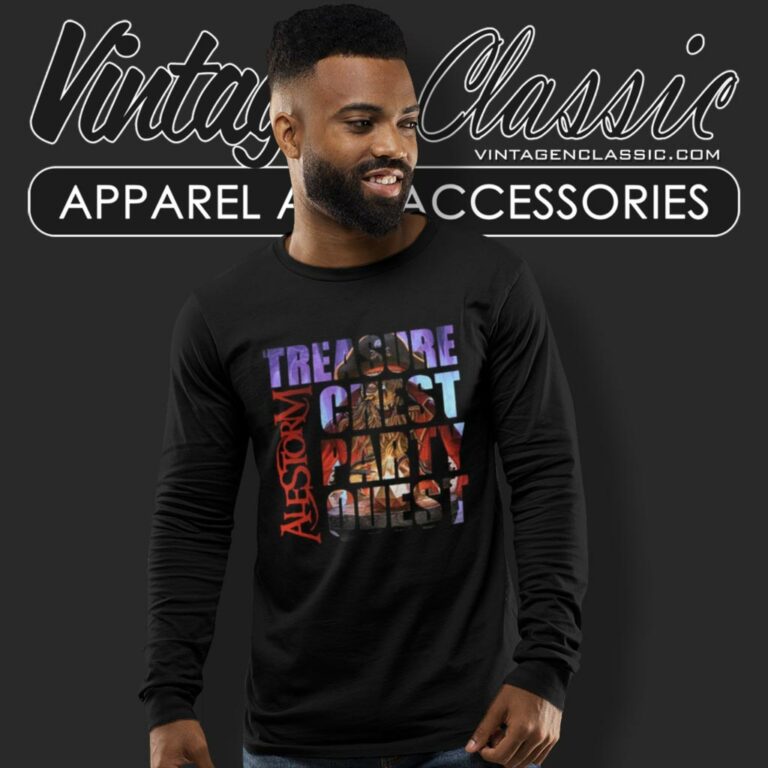 Alestorm Shirt The Treasure Chest Ep Long Sleeve Tee Alestorm Shirt The Treasure Chest Ep Long Sleeve Tee