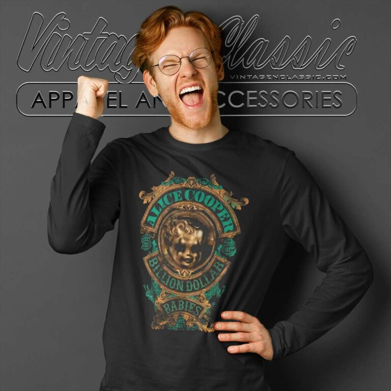 Alice Cooper Billion Dollar Babies Long Sleeve Tee Alice Cooper Billion Dollar Babies Long Sleeve Tee