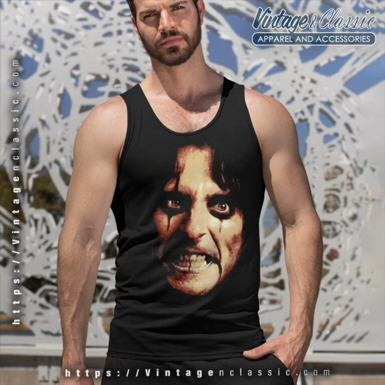 Alice Cooper Black Widow Tank Top Racerback Alice Cooper Black Widow Tank Top Racerback